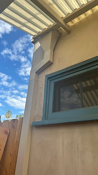 West Scupper Downspout-1
